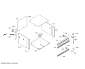 Схема №2 BS270131 с изображением Рамка для духового шкафа Bosch 00684066
