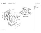 Схема №4 HSW182APL с изображением Панель для электропечи Bosch 00351683