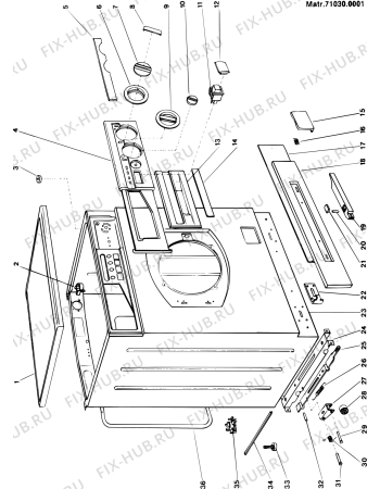 Схема №3 AR1270CDXSE (F001631) с изображением Шайба для стиралки Indesit C00027929