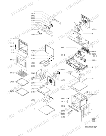 Схема №1 AKZ178/WH с изображением Дверца для плиты (духовки) Whirlpool 481945058522