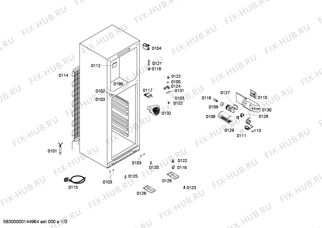 Схема №2 KD39VX00ME с изображением Дверь для холодильника Siemens 00249144