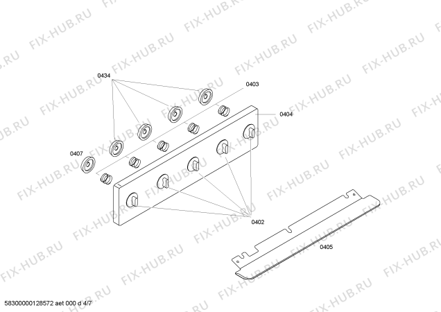 Схема №3 HSF123020H с изображением Горелка для духового шкафа Bosch 00644437