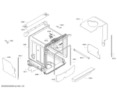 Схема №3 SMU46GS00D Exclusiv с изображением Передняя панель для электропосудомоечной машины Bosch 11019416