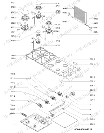 Схема №1 HB530S1 (F091928) с изображением Наставление для электропечи Indesit C00363130