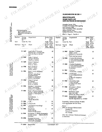 Схема №6 RS3314 с изображением Показчик Siemens 00709405