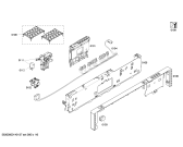 Схема №2 SHX43M02UC с изображением Панель управления для посудомоечной машины Bosch 00665186