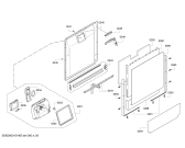 Схема №2 S31M65W3EU с изображением Передняя панель для посудомойки Bosch 00703050