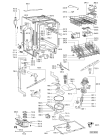 Схема №2 ADG 8393 IX с изображением Блок управления для электропосудомоечной машины Whirlpool 480140102867