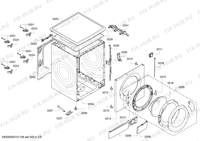 Схема №3 WAP20320GR Bosch Maxx 8 8kg с изображением Панель управления для стиралки Bosch 00701585