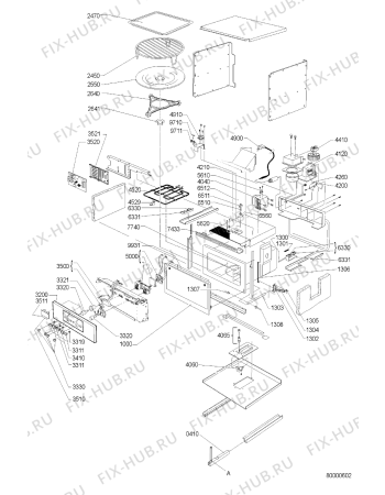 Схема №1 EMWG 9500.OM с изображением Клавиша для микроволновой печи Whirlpool 481241279201
