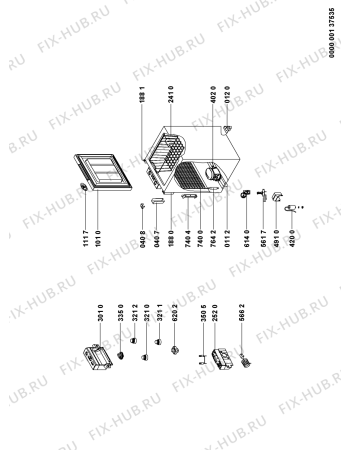 Схема №1 AFG 050 AP/1 с изображением Дверка для холодильника Whirlpool 481241610824