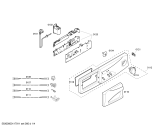 Схема №3 WHT0800HK HWF-800X с изображением Панель управления для стиральной машины Bosch 00367124