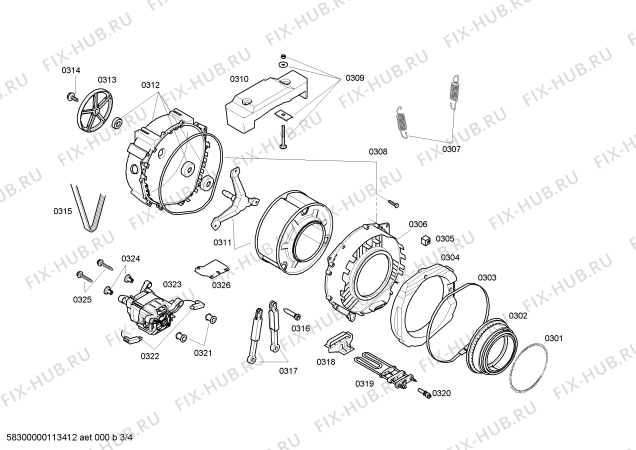 Схема №2 WLF20180OE с изображением Ручка для стиралки Bosch 00498999