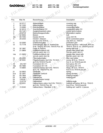 Схема №7 AH176160 с изображением Скоба для электровытяжки Bosch 00292495