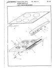 Схема №2 CK460514 с изображением Крышка для плиты (духовки) Bosch 00294702