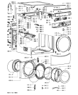 Схема №1 WFW 9750 WR 02 с изображением Клавиша для стиральной машины Whirlpool 480111102793