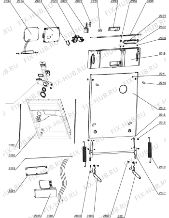 Схема №3 DW87S с изображением Зажим для посудомойки DELONGHI DAU1590228