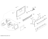 Схема №3 SKE53M25EU с изображением Передняя панель для посудомойки Bosch 00679171