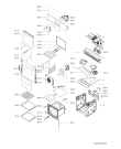 Схема №1 AKP286/IX/03 с изображением Дверка для духового шкафа Whirlpool 481245058944