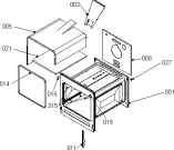 Схема №4 PCCF30201050W (241460, 352A.10) с изображением Керамическая поверхность для духового шкафа Gorenje 315280