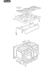 Схема №4 A1026G с изображением Субмодуль для плиты (духовки) DELONGHI 35C1006UD2