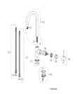 Схема №1 MN3LHHA (F084545) с изображением Другое для смесителя Indesit C00309126