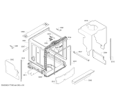 Схема №3 S51L43X1RU с изображением Панель управления для посудомоечной машины Bosch 00742580