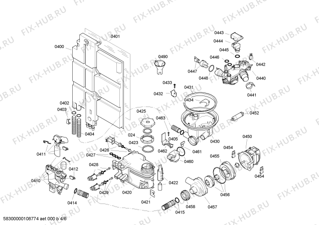 Схема №5 SE54M650EU с изображением Мини-ручка Siemens 00424840