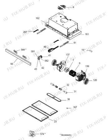 Схема №1 DF6315W (406156, E123BI1K28AN2AP) с изображением Другое для вентиляции Gorenje 507582