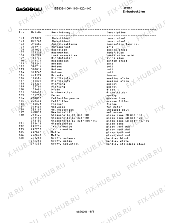 Схема №3 EB838110 с изображением Стеклянная полка для плиты (духовки) Bosch 00292615