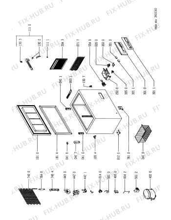 Схема №1 GT 3231/0 T WS с изображением Преобразователь для холодильной камеры Whirlpool 481951148385