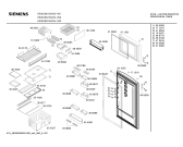 Схема №2 KS30U621SA с изображением Дверь для холодильника Siemens 00241050