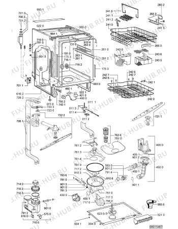 Схема №1 ADG 8370 IX с изображением Микромодуль для электропосудомоечной машины Whirlpool 481221838742