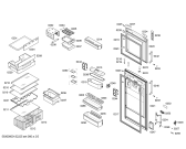 Схема №2 KDN49P00NE с изображением Дверь для холодильника Bosch 00247016