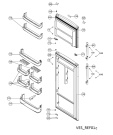Схема №4 WTH4910 NFW (GCC) с изображением Дверь для холодильной камеры Whirlpool 482000098239