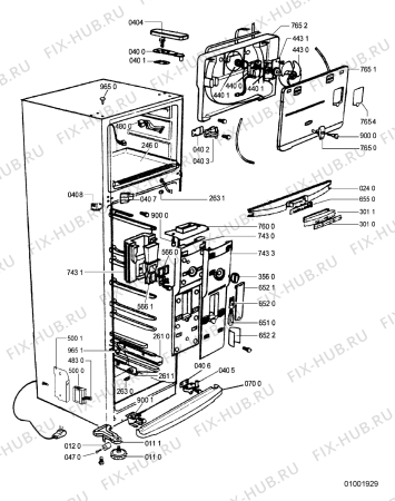 Схема №2 WBM 416 с изображением Фитинг для холодильника Whirlpool 481246228728