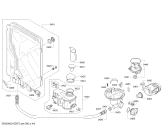 Схема №3 SMS43M12EU с изображением Передняя панель для посудомоечной машины Bosch 00668693