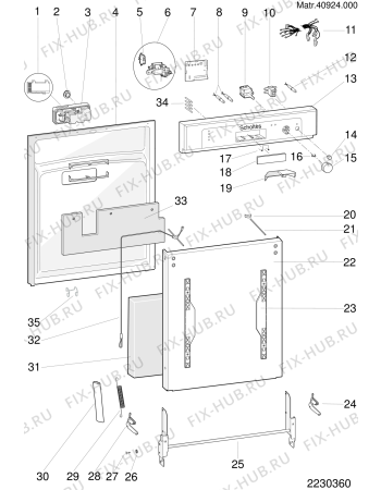 Схема №1 LVX944IXC (F040665) с изображением Емкость для посудомойки Indesit C00264871