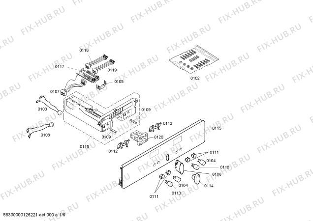 Схема №2 B1554A0 MEGA 4554A с изображением Кнопка для духового шкафа Bosch 00424463