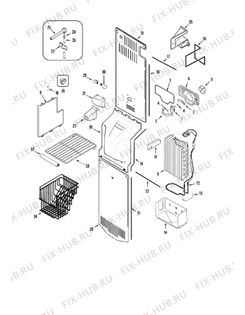 Схема №5 GC2227CDFB (F092688) с изображением Крышечка для стиральной машины Indesit C00373557