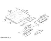 Схема №2 PZG575T02E с изображением Стеклокерамика для духового шкафа Bosch 00476369