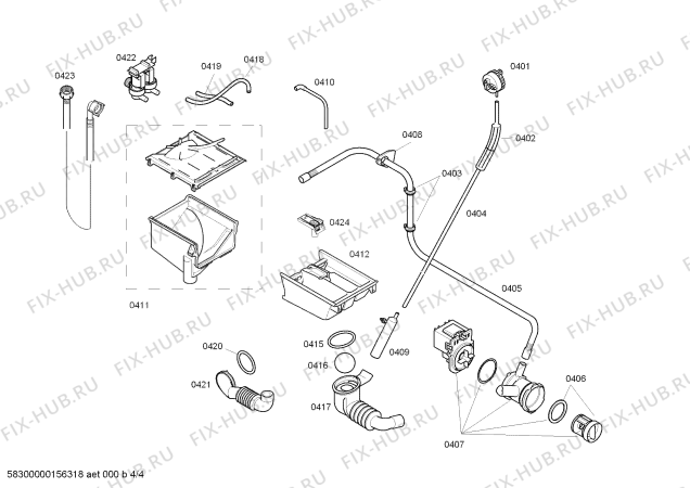 Схема №1 WS09X268TI с изображением Крышка для стиральной машины Siemens 00686796