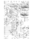 Схема №1 ADG 3556 WHM с изображением Панель для посудомойки Whirlpool 481245370585