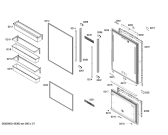 Схема №3 CIB36MIER1 KF 1901 SF с изображением Крышка для холодильной камеры Bosch 00680066