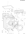 Схема №1 SG12TXUK (F021683) с изображением Обшивка для стиралки Indesit C00063631
