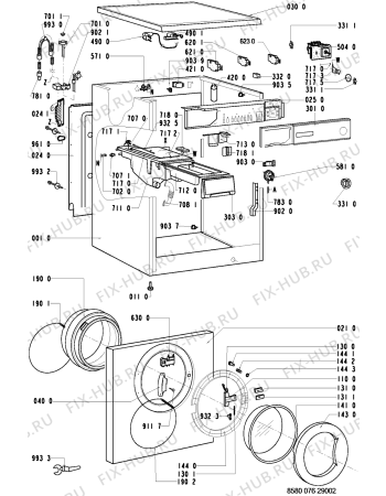 Схема №1 FL 8055 с изображением Другое для стиралки Whirlpool 481928228706