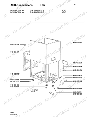 Схема №6 LAV 2659 с изображением Запчасть Aeg 8996454284762