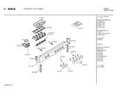 Схема №5 HEN205P с изображением Панель управления для плиты (духовки) Bosch 00351142