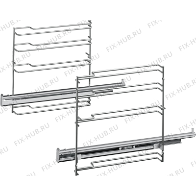 Направляющие с полн. выдвиж., 1 ур. для духового шкафа Bosch 17002063 в гипермаркете Fix-Hub