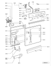 Схема №1 ADG 8370 IX с изображением Блок управления для посудомойки Whirlpool 481221838649